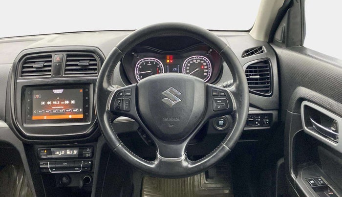 2020 Maruti Vitara Brezza ZXI PLUS DUAL TONE, Petrol, Manual, 1,02,010 km, Steering Wheel Close Up