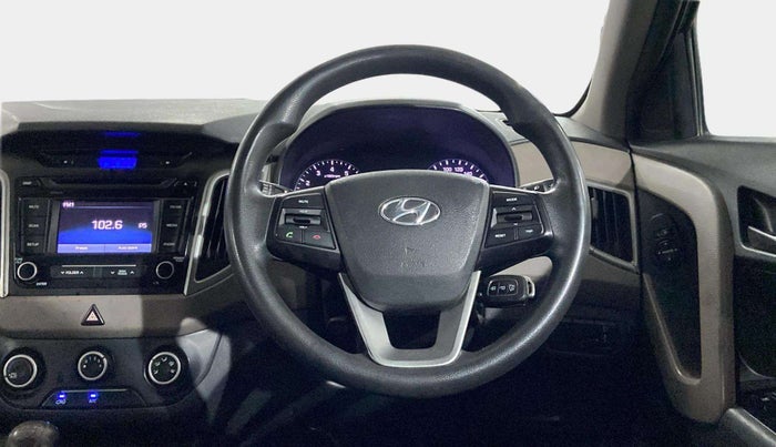 2017 Hyundai Creta E PLUS 1.6 PETROL, Petrol, Manual, 67,119 km, Steering Wheel Close Up