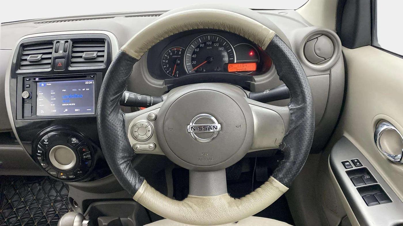 2014 Nissan Micra XV CVT, Petrol, Automatic, 34,494 km, Steering Wheel Close Up