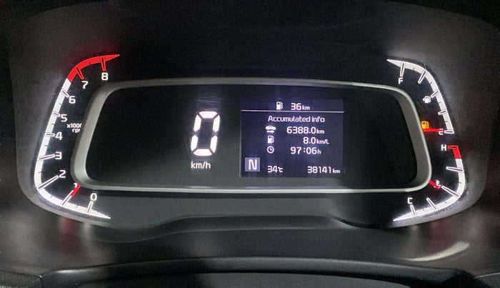 2021 KIA SONET HTX 1.0 IMT, Petrol, Manual, 38,131 km, Odometer Image