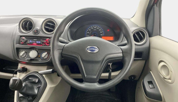 2017 Datsun Go T, Petrol, Manual, 28,153 km, Steering Wheel Close Up