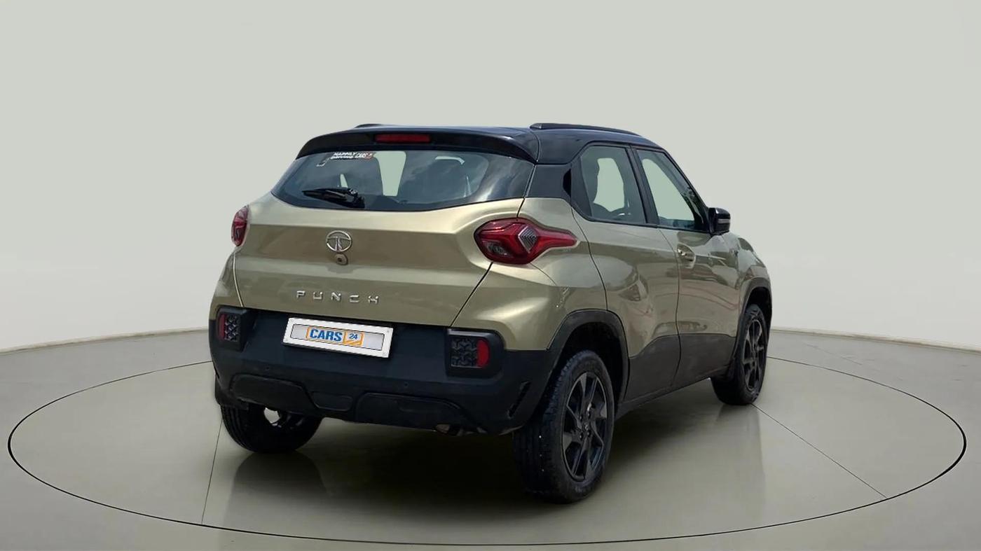 2022 Tata PUNCH CREATIVE 1.2 AMT KAZIRANGA EDITION , Petrol, Automatic, 15,171 km, Right Back Diagonal