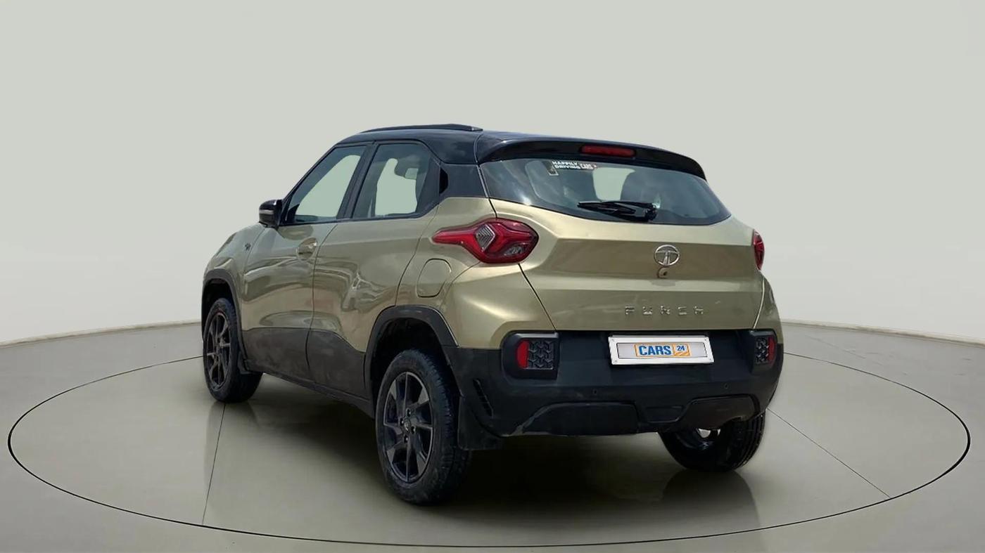 2022 Tata PUNCH CREATIVE 1.2 AMT KAZIRANGA EDITION , Petrol, Automatic, 15,171 km, Left Back Diagonal