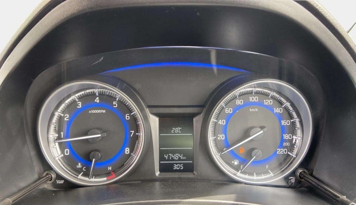 2018 Maruti Baleno DELTA PETROL 1.2, Petrol, Manual, 47,476 km, Odometer Image