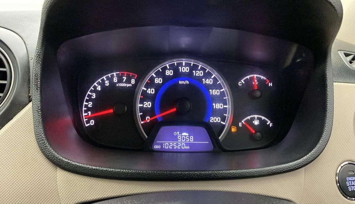 2017 Hyundai Grand i10 ASTA 1.2 KAPPA VTVT, Petrol, Manual, 1,02,494 km, Odometer Image
