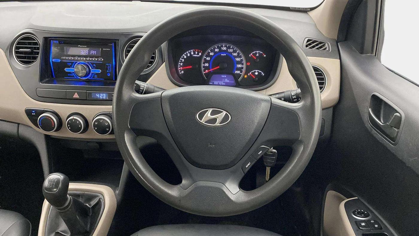 2013 Hyundai Grand i10 MAGNA 1.2 KAPPA VTVT, Petrol, Manual, 88,764 km, Steering Wheel Close Up
