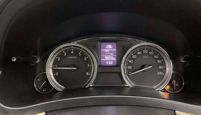 2018 Maruti Ciaz SIGMA 1.4 MT PETROL, Petrol, Manual, 78,004 km, Odometer Image