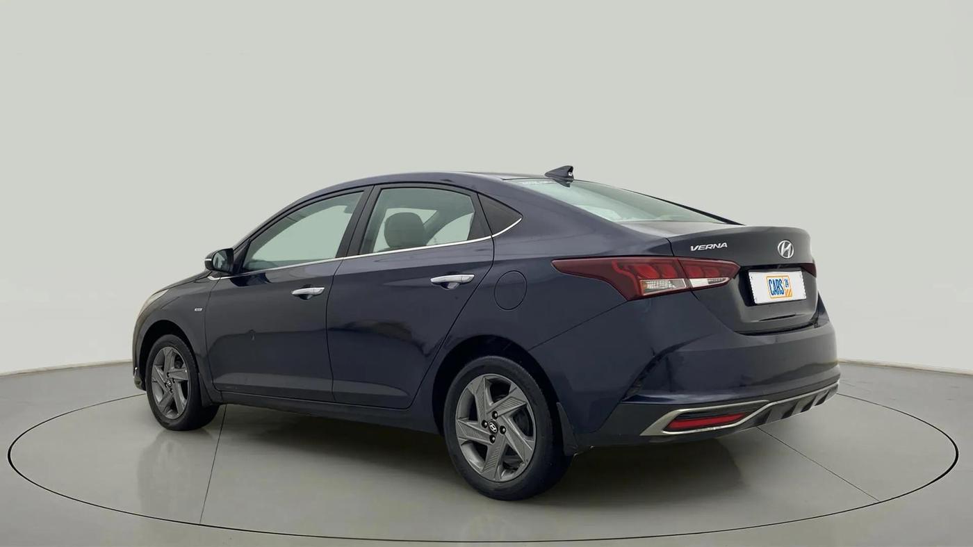 2021 Hyundai Verna SX 1.5 VTVT IVT, Petrol, Automatic, 37,061 km, Left Back Diagonal