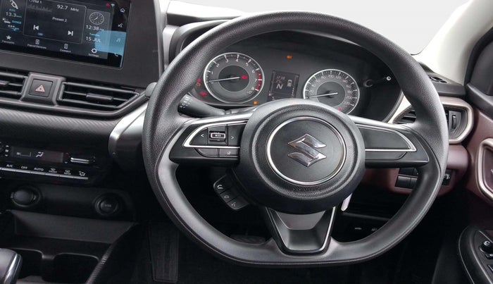 2023 Maruti FRONX DELTA PLUS 1.2L AGS, Petrol, Automatic, 9,481 km, Steering Wheel Close Up