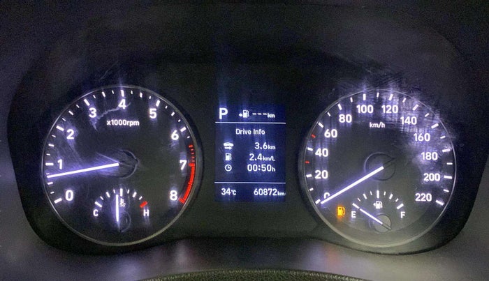 2018 Hyundai Verna 1.6 VTVT SX (O) AT, Petrol, Automatic, 60,936 km, Odometer Image