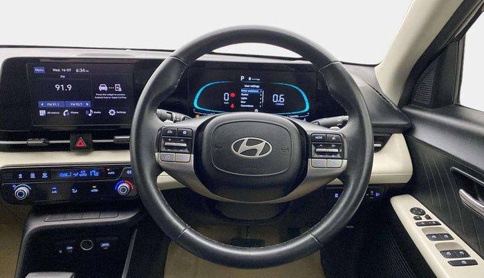 2024 Hyundai Verna  SX 1.5 MPI IVT, Petrol, Automatic, 8,427 km, Steering Wheel Close Up