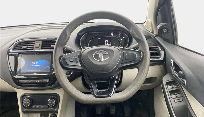 2022 Tata TIGOR XZ PLUS CNG, CNG, Manual, 32,316 km, Steering Wheel Close Up