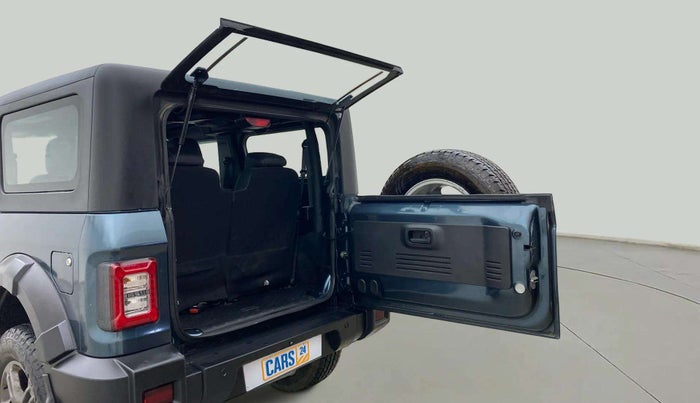 2023 Mahindra Thar LX P 2WD AT HT, Petrol, Automatic, 8,360 km, Boot Door Open