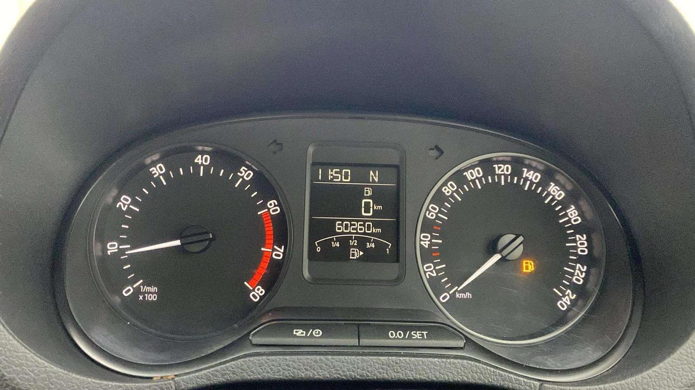 2019 Skoda Rapid AMBITION 1.6 MPI AT, Petrol, Automatic, 60,259 km, Odometer Image