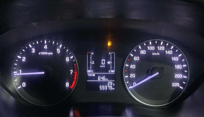 2016 Hyundai Elite i20 SPORTZ 1.2, Petrol, Manual, 59,313 km, Odometer Image