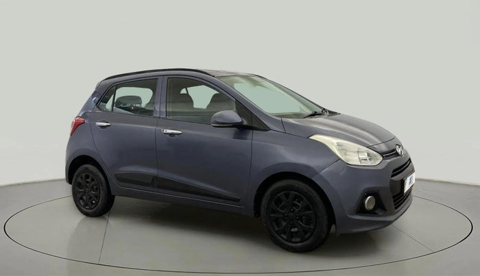 2014 Hyundai Grand i10 SPORTZ 1.2 KAPPA VTVT, Petrol, Manual, 62,837 km, Right Front Diagonal