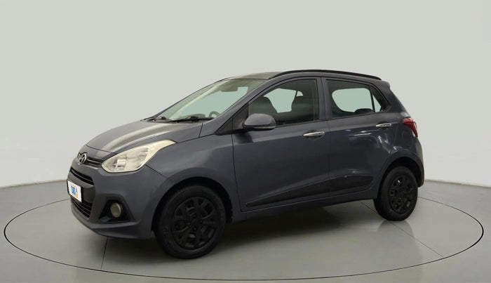 2014 Hyundai Grand i10 SPORTZ 1.2 KAPPA VTVT, Petrol, Manual, 62,837 km, Left Front Diagonal