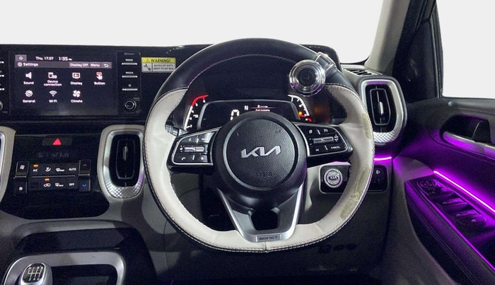 2023 KIA SONET HTX 1.5 DIESEL IMT, Diesel, Manual, 25,439 km, Steering Wheel Close Up