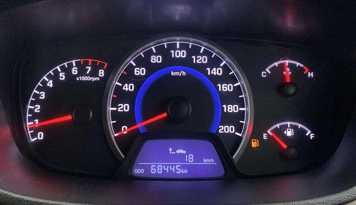 2016 Hyundai Grand i10 SPORTZ 1.2 KAPPA VTVT, Petrol, Manual, 68,385 km, Odometer Image