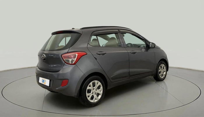 2016 Hyundai Grand i10 SPORTZ 1.2 KAPPA VTVT, Petrol, Manual, 68,385 km, Right Back Diagonal