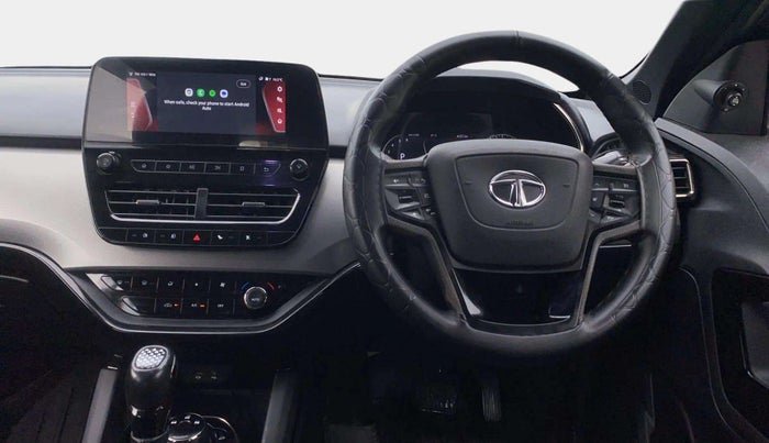 2022 Tata Harrier FEARLESS PLUS DARK EDITION AT, Diesel, Automatic, 60,598 km, Steering Wheel Close Up