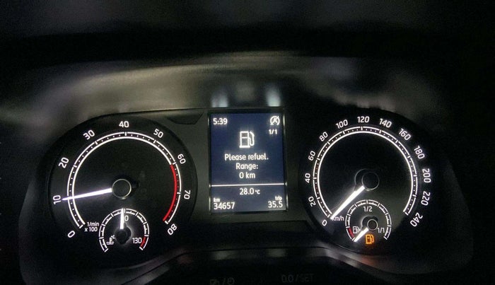 2023 Skoda KUSHAQ AMBITION 1.0L TSI MT, Petrol, Manual, 34,639 km, Odometer Image