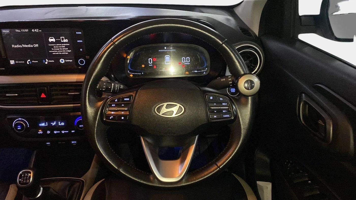 2023 Hyundai EXTER SX(O), Petrol, Manual, 30,770 km, Steering Wheel Close Up