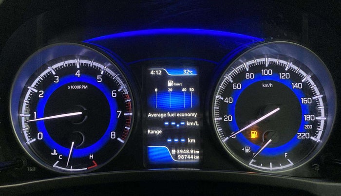2016 Maruti Baleno ALPHA PETROL 1.2, Petrol, Manual, 98,680 km, Odometer Image