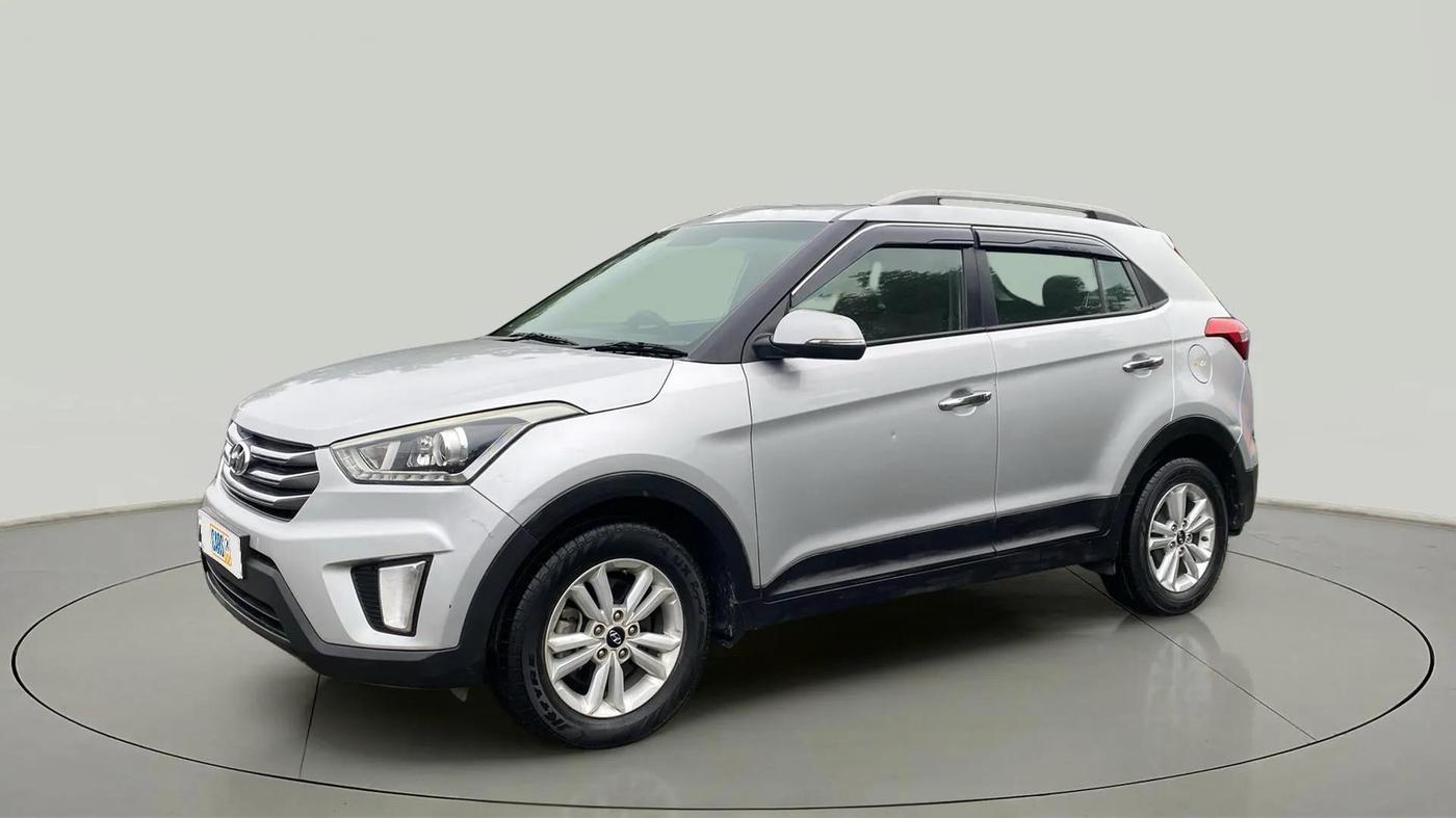 2016 Hyundai Creta SX PLUS 1.6 PETROL, Petrol, Manual, 1,17,552 km, Left Front Diagonal