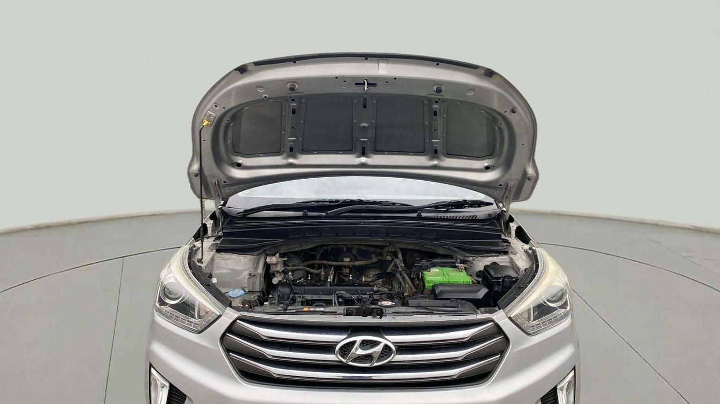 2016 Hyundai Creta SX PLUS 1.6 PETROL, Petrol, Manual, 1,17,552 km, Open Bonet