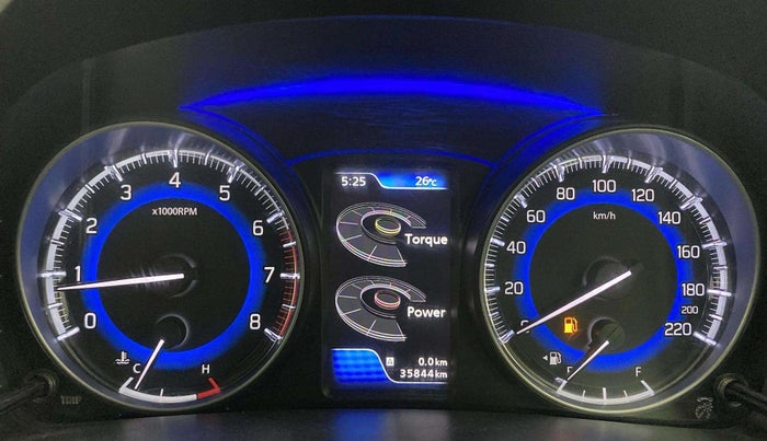 2019 Toyota Glanza V, Petrol, Manual, 35,813 km, Odometer Image