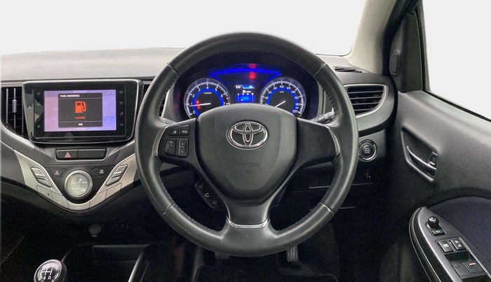 2019 Toyota Glanza V, Petrol, Manual, 35,813 km, Steering Wheel Close Up