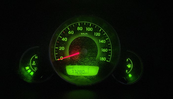 2013 Hyundai Eon MAGNA +, Petrol, Manual, 77,275 km, Odometer Image