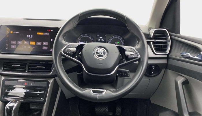 2021 Skoda KUSHAQ AMBITION 1.0L TSI AT, Petrol, Automatic, 23,166 km, Steering Wheel Close Up