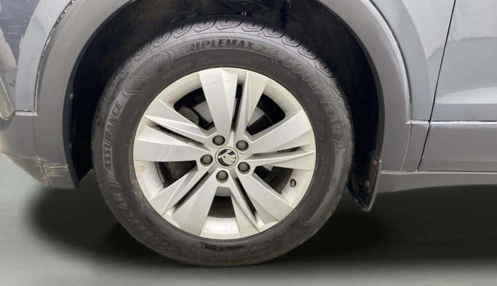 2021 Skoda KUSHAQ AMBITION 1.0L TSI AT, Petrol, Automatic, 23,166 km, Left Front Wheel