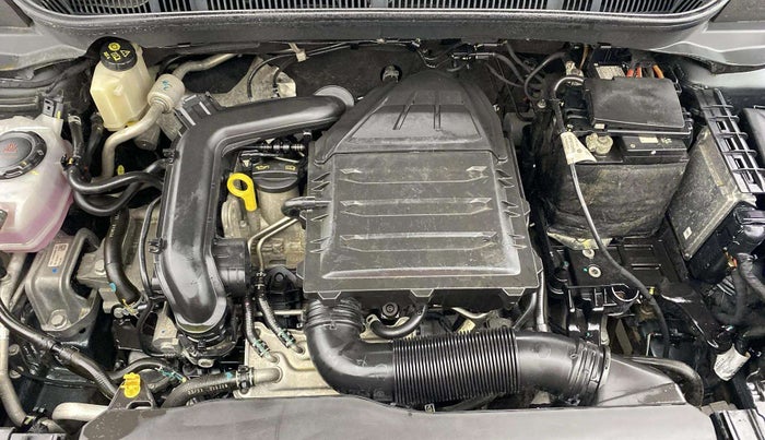 2021 Skoda KUSHAQ AMBITION 1.0L TSI AT, Petrol, Automatic, 23,166 km, Engine View