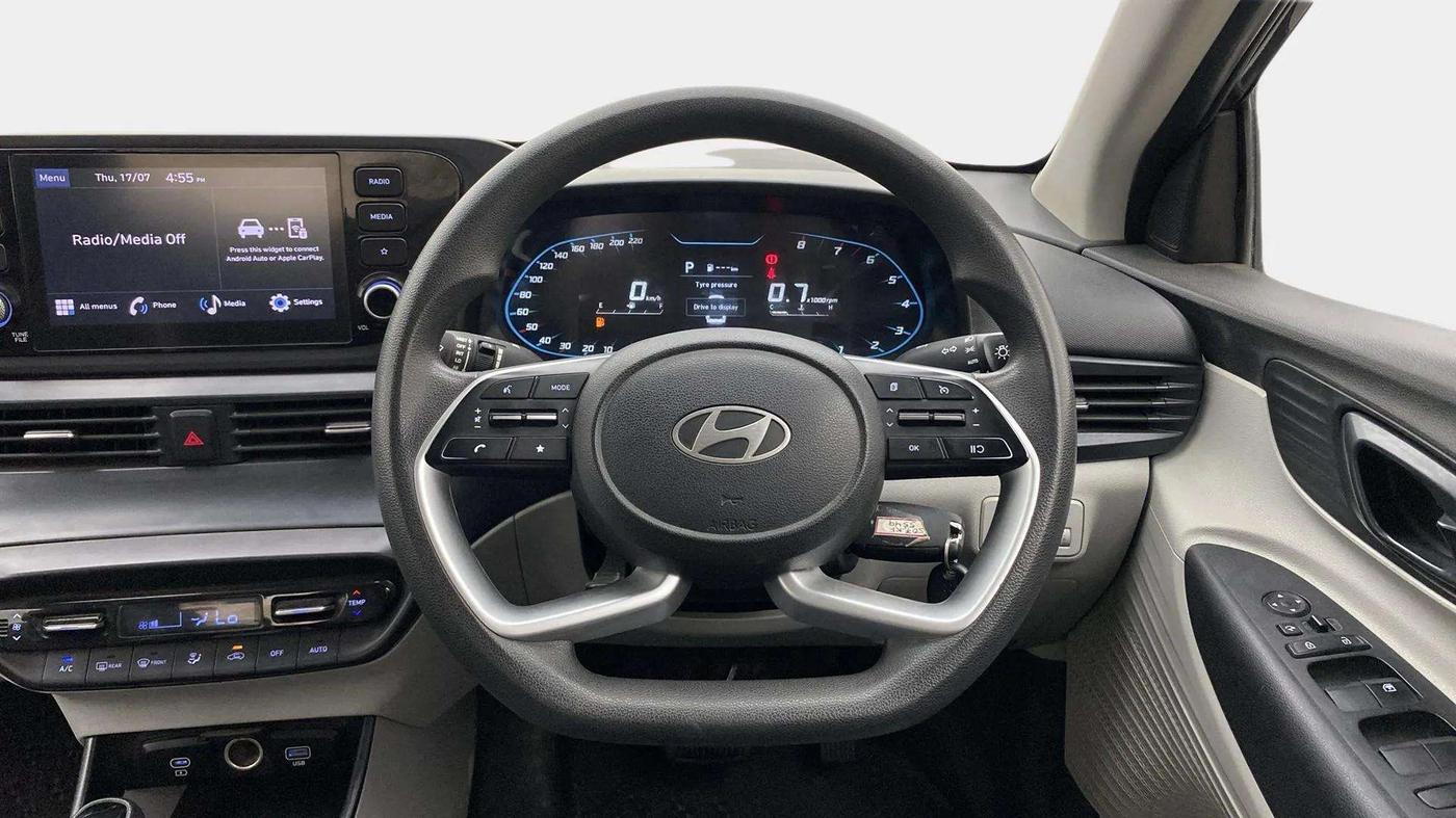 2023 Hyundai NEW I20 Sportz 1.2 IVT, Petrol, Automatic, 33,524 km, Steering Wheel Close Up