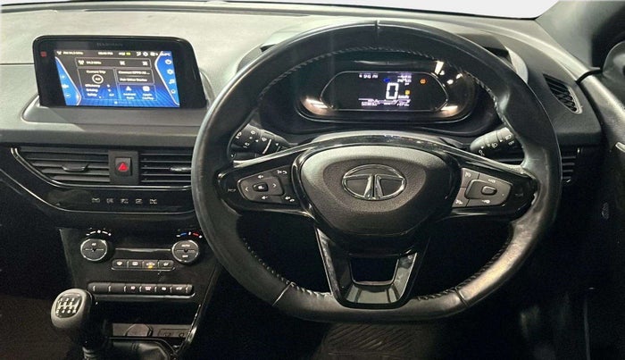 2022 Tata NEXON XZ PLUS (HS) PETROL DARK EDITION, Petrol, Manual, 50,362 km, Steering Wheel Close Up