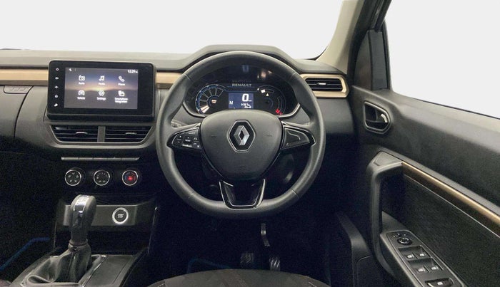 2021 Renault Kiger RXT (O) AMT DUAL TONE, Petrol, Automatic, 14,715 km, Steering Wheel Close Up