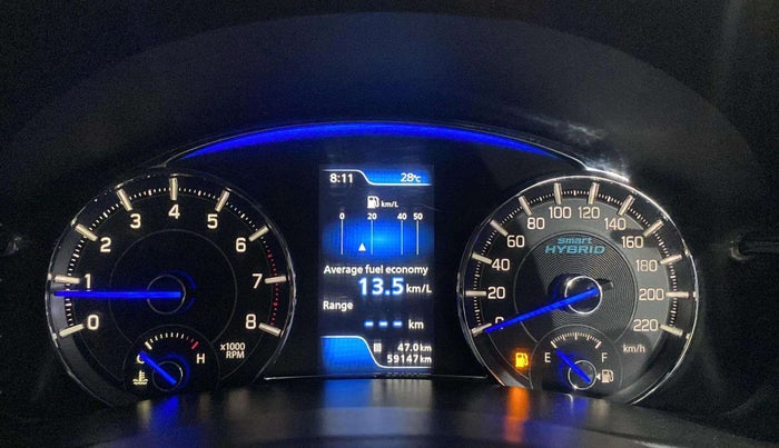 2018 Maruti Ciaz DELTA 1.5 SHVS MT PETROL, Petrol, Manual, 59,155 km, Odometer Image