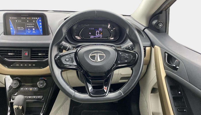 2022 Tata NEXON XZA PLUS (PREMIUM) DIESEL JET, Diesel, Automatic, 10,685 km, Steering Wheel Close Up