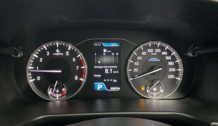 2023 Maruti BREZZA ZXI AT SMART HYBRID, Petrol, Automatic, 32,757 km, Odometer Image