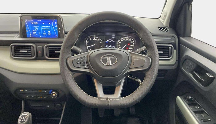 2023 Tata PUNCH Adventure Camo Dual Tone, Petrol, Manual, 8,527 km, Steering Wheel Close Up