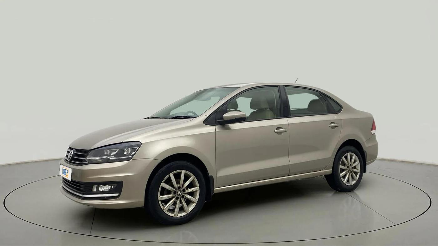 2017 Volkswagen Vento HIGHLINE 1.5 AT, Diesel, Automatic, 74,491 km, Left Front Diagonal
