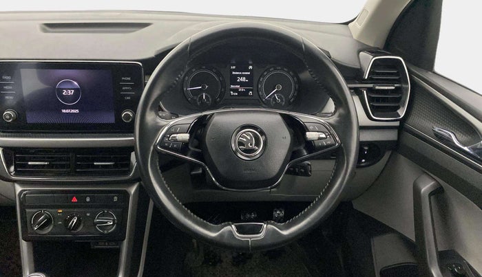 2022 Skoda KUSHAQ AMBITION 1.0L TSI MT, Petrol, Manual, 17,164 km, Steering Wheel Close Up