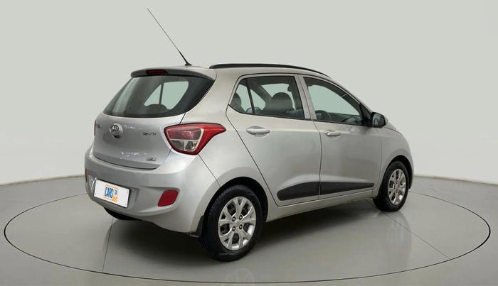 2016 Hyundai Grand i10 SPORTZ 1.2 KAPPA VTVT, CNG, Manual, 87,119 km, Right Back Diagonal