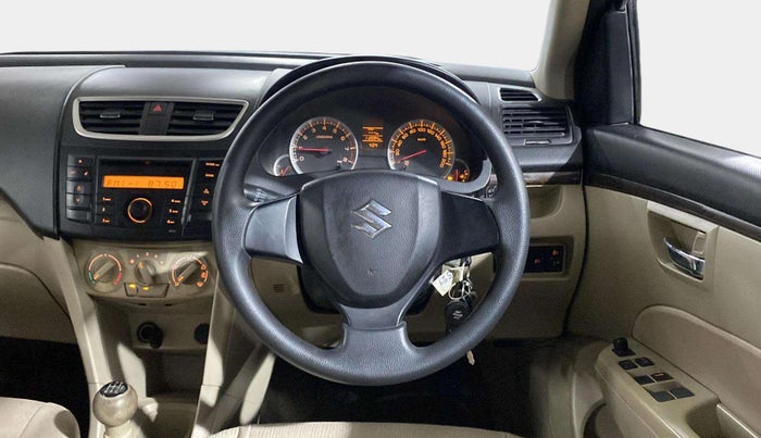 2013 Maruti Swift Dzire VXI, Petrol, Manual, 1,12,077 km, Steering Wheel Close Up