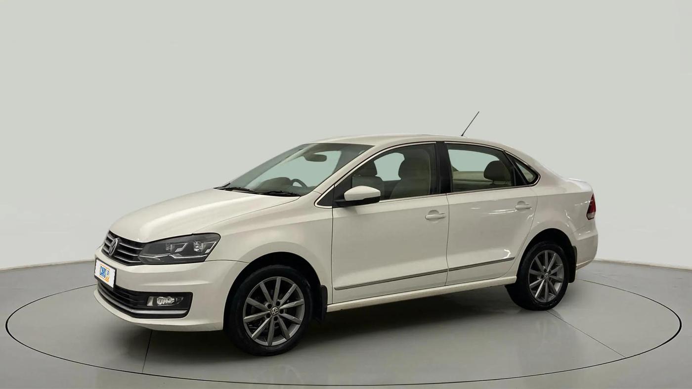 2019 Volkswagen Vento 1.2 TSI HIGHLINE PLUS AT, Petrol, Automatic, 48,130 km, Left Front Diagonal