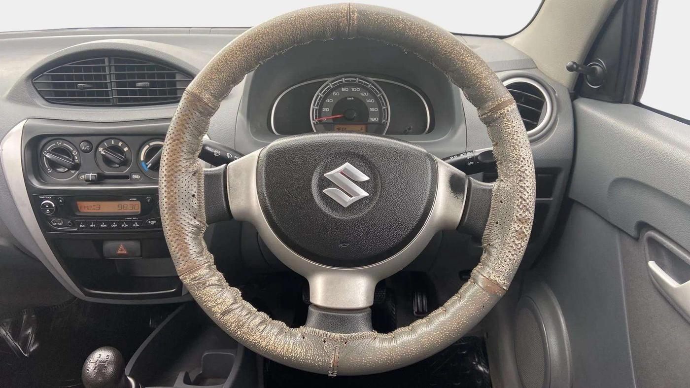 2014 Maruti Alto 800 VXI, Petrol, Manual, 52,603 km, Steering Wheel Close Up