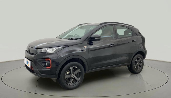 2023 Tata NEXON XZ PLUS LUX SUNROOF RED DARK PETROL, Petrol, Manual, 16,454 km, Left Front Diagonal